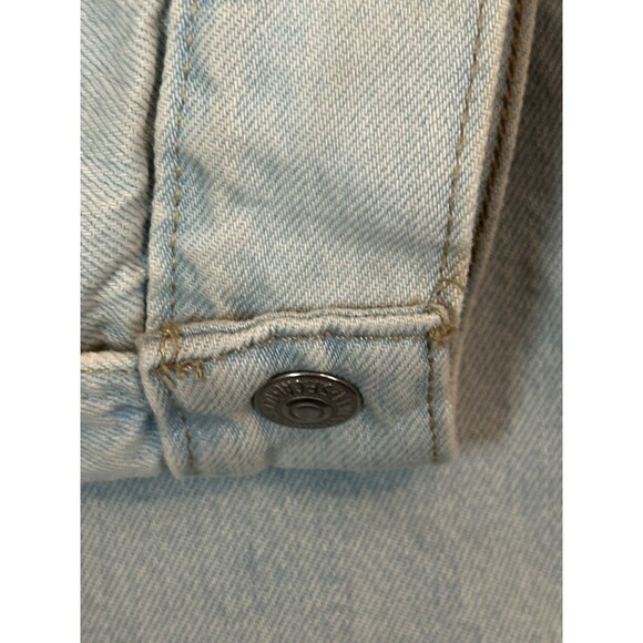 Vintage Levis Jacket Mens 2XL Blue Sherpa Lined Denim Trucker 90s USA Made - Picture 9 of 14